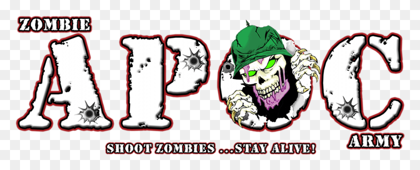 1072x385 Zombie Apoc Army At Cutting Edge Haunted House Fort Zombie, Label, Text, Person HD PNG Download