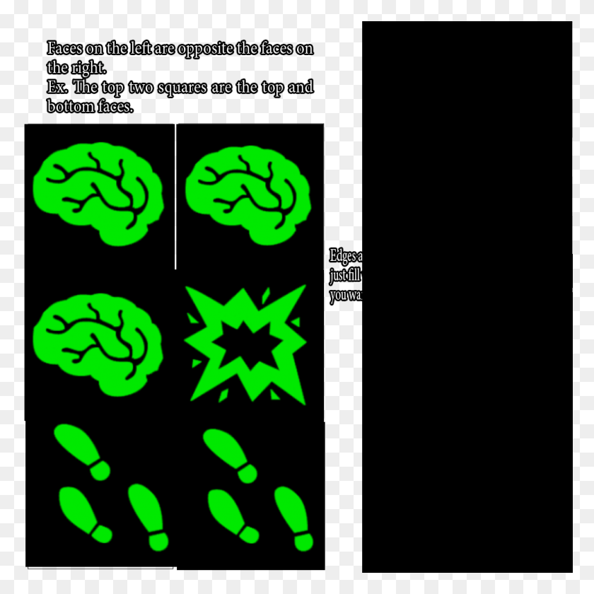 1024x1024 Зомби Кости Зеленые Кости Иллюстрация, Символ, Звездный Символ, Число Hd Png Скачать
