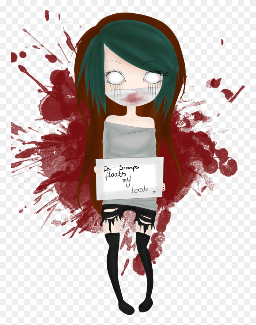772x1005 Zombie Girl By Da Unicorn Drawings Of Girls, Graphics, Text HD PNG Download