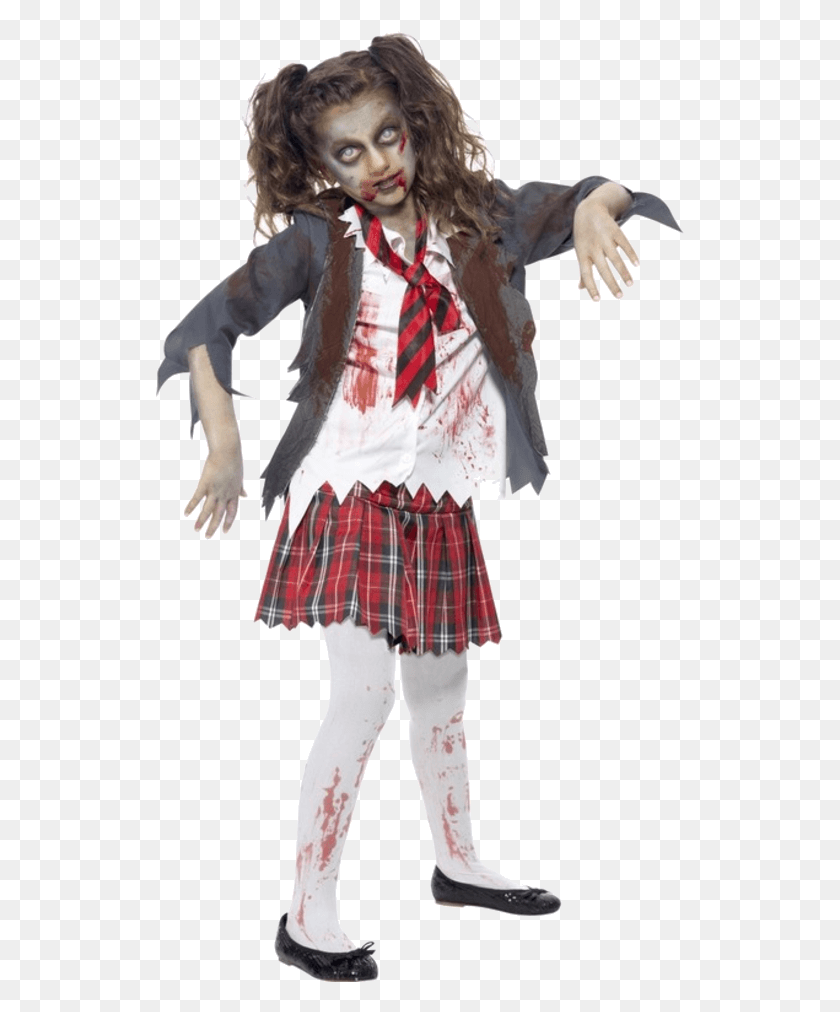 529x952 Zombie Girl Halloween Ideas For Kids, Skirt, Clothing, Apparel HD PNG Download