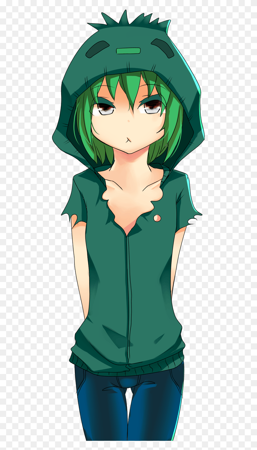 501x1408 Descargar Png Zombie Girl Minecraft Anime Zombie Girl, Ropa, Ropa, Manga Hd Png