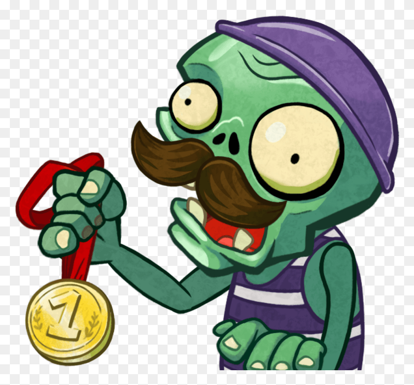 986x913 Zombie Hand Clipart Image Plants Vs Zombies Heroes Zombie High Diver, Toy, Elf, Recycling Symbol HD PNG Download