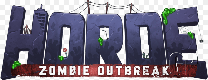 Zombie Outbreak Banner, City PNG
