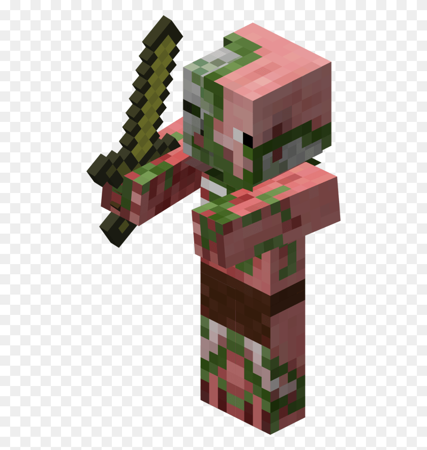Zombie Pigman Minecraft Mobs Minecraft Characters Minecraft Zombie Pigman Toy Hd Png Download Stunning Free Transparent Png Clipart Images Free Download