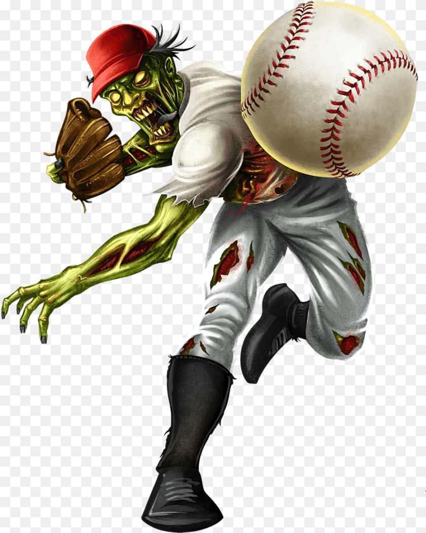930x1164 Zombie Pitcher Download Zombie Baseball Player Team, Sport, Person, People Clipart PNG