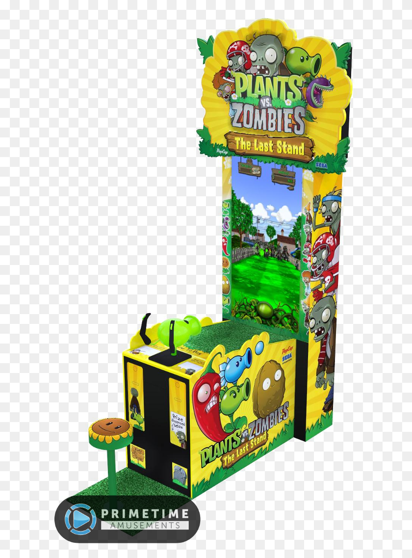 619x1077 Zombies The Last Stand Standard Videmption Game By Plants Vs Zombies Arcade Game, Arcade Game Machine HD PNG Download