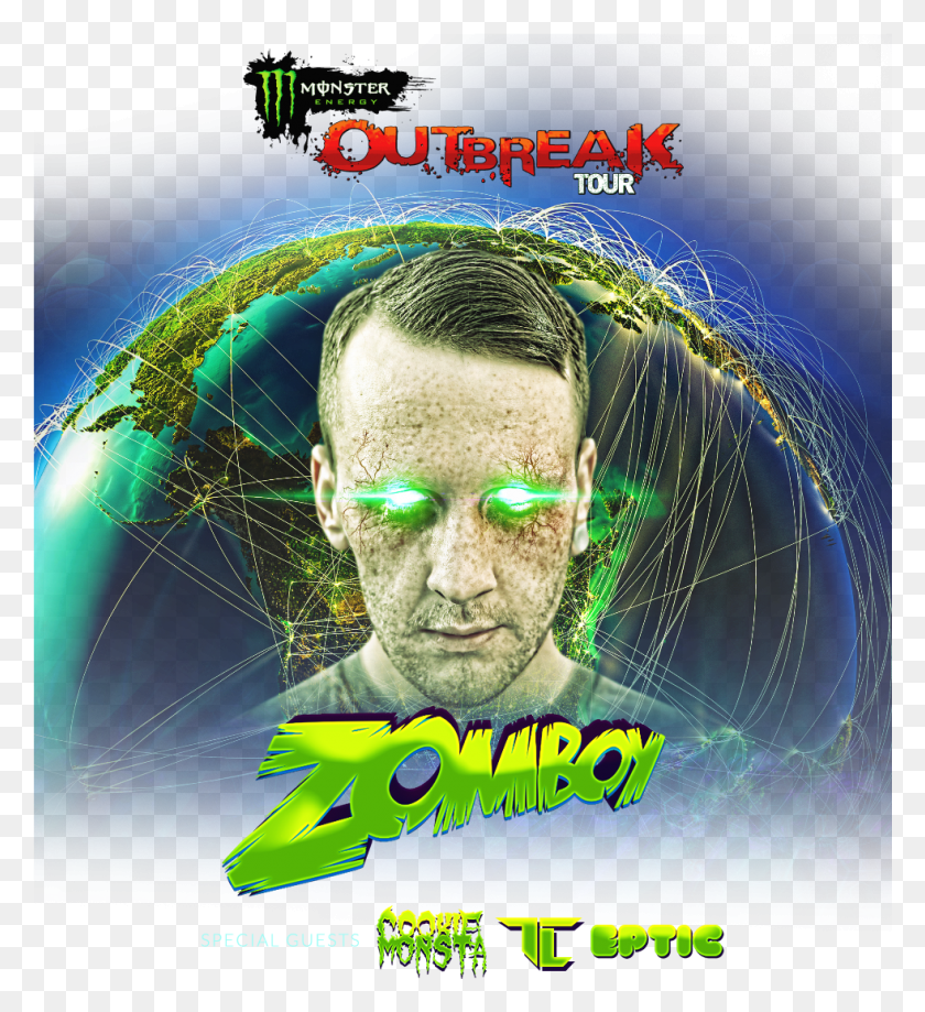 981x1081 Zomboy Announces 40 Date Outbreak Tour Poster, Advertisement, Flyer, Paper HD PNG Download