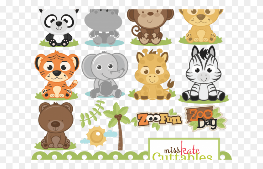 640x480 Zoo Clipart Miss Kate Cuttables Cartoon, Toy, Graphics HD PNG Download