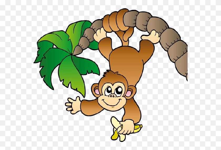587x513 Zoo Monkey Monkey Hanging From A Tree, Animal, Hook, Mammal HD PNG Download