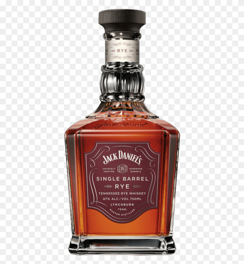 400x851 Descargar Png Jack Daniels De Un Solo Barril De Centeno, Licor, Alcohol, Bebidas Hd Png
