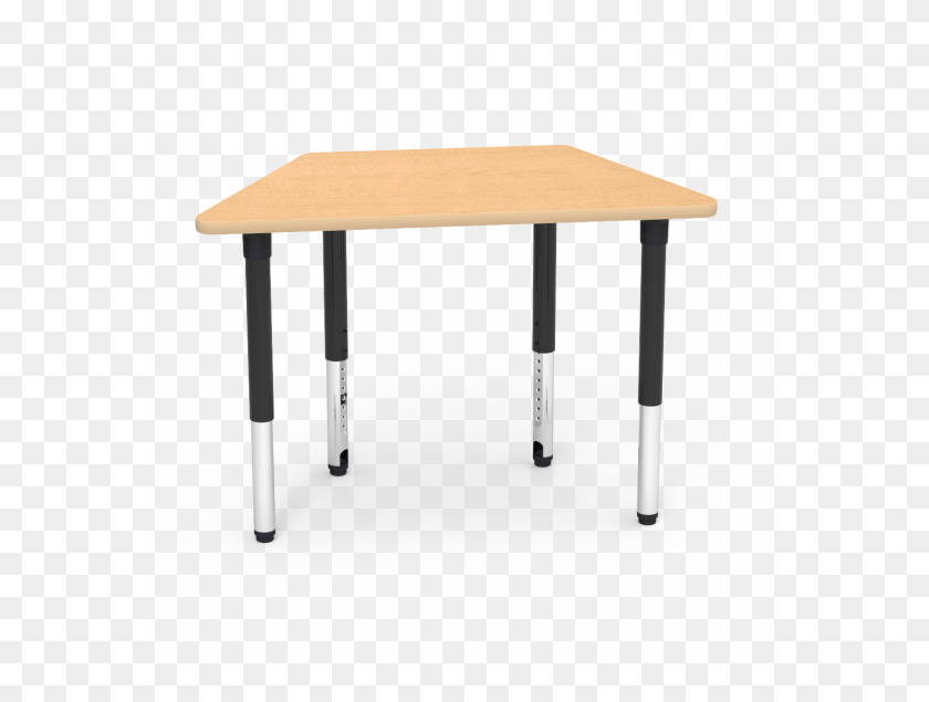 575x575 Zoom In Adjustable Trapezoid Table, Furniture, Tabletop, Dining Table HD PNG Download