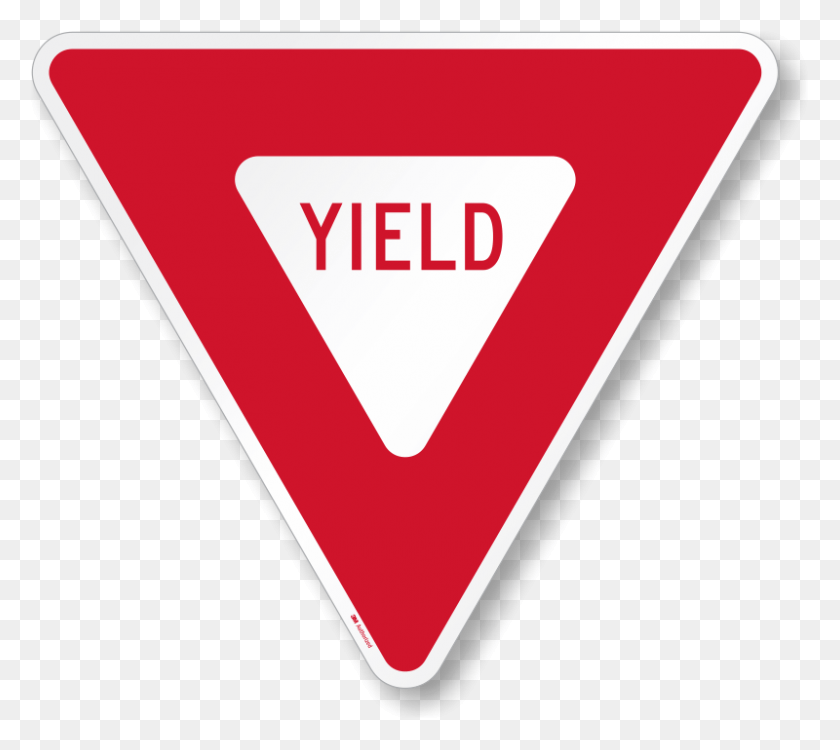 800x708 Zoom Price Buy Color Is A Yield Sign, Symbol, Triangle, Road Sign HD PNG Download