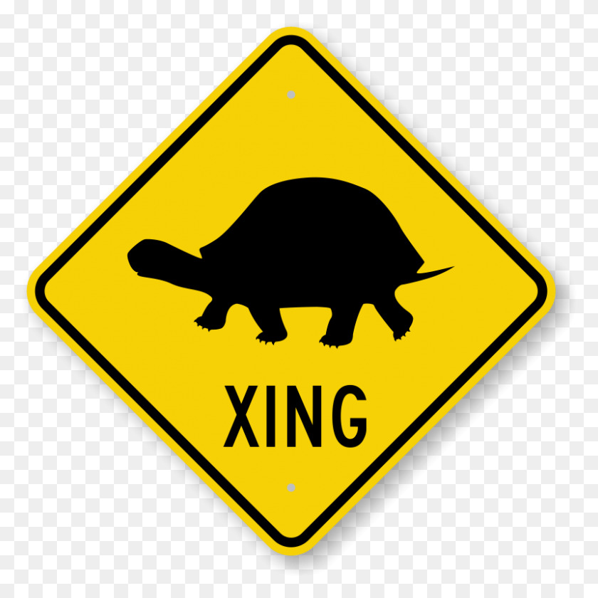 800x800 Zoom Price Buy Crossing Sign, Symbol, Road Sign, Bear HD PNG Download