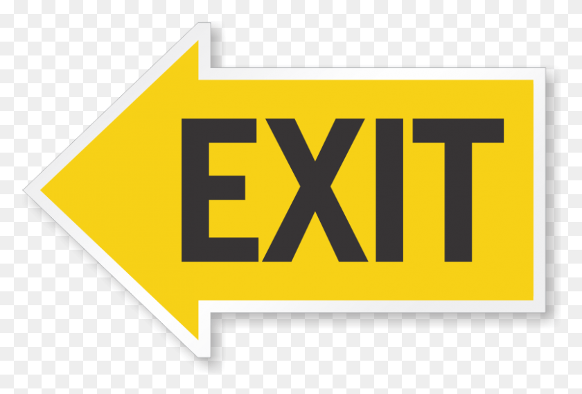 800x522 Zoom Price Buy Exit Arrow Left Signage, Car, Vehicle, Transportation HD PNG Download