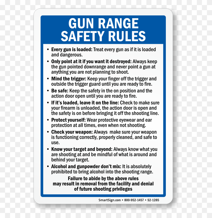 580x800 Zoom Price Buy Gun Range Safety Rules, Text, Poster, Advertisement Descargar Hd Png