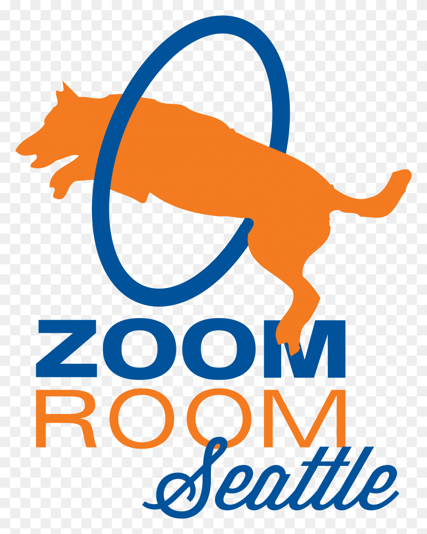 2525x3209 Zoom Room Dog Training Logo Zoom Room, Poster, Advertisement, Animal Descargar Hd Png