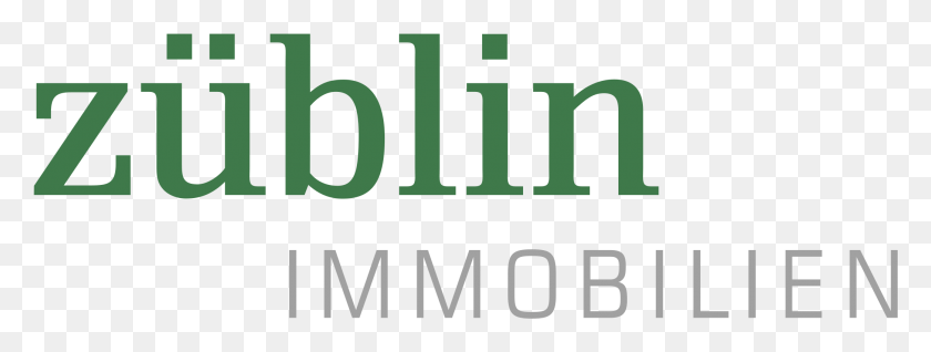 2086x691 Zublin Immobilien Logo Transparent Zblin Immobilien Holding, Word, Text, Alphabet HD PNG Download