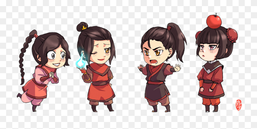868x405 Zuko Images Chibi Firenation Children Wallpaper And Ty Lee Avatar Chibi, Comics, Book, Person HD PNG Download