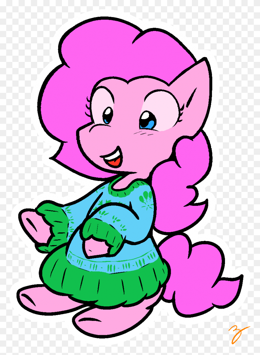 835x1164 Zutcha Clothes Earth Pony Female Looking Down Cartoon, Graphics, Floral Design HD PNG Download