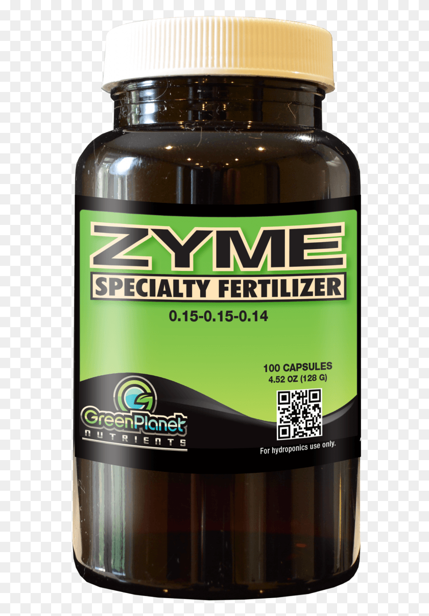 575x1145 Zyme 100 Capsules Green Planet Nutrients, Beer, Alcohol, Beverage HD PNG Download