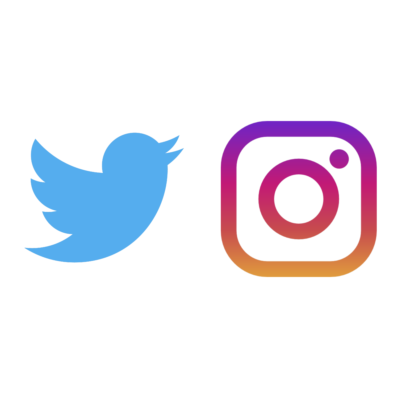 Twitter Instagram Logos On Flyclipart Com